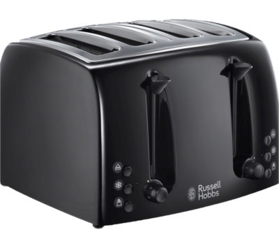 RUSSELL HOBBS  Textures 21651 4-Slice Toaster - Black